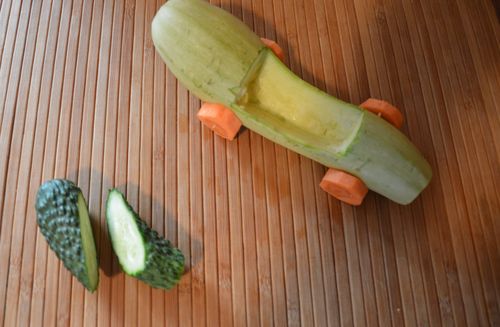 Ambacht van groenten door eigen handen