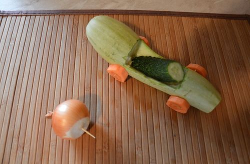 Ambacht van groenten door eigen handen