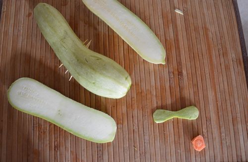 Ambacht van groenten door eigen handen