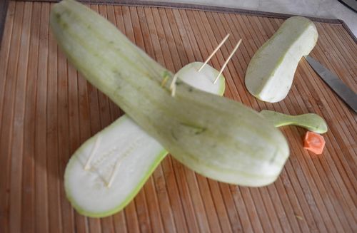 Ambacht van groenten door eigen handen