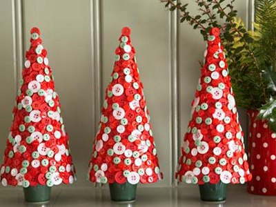 Knutselen vanaf de knoppen voor het nieuwe jaar