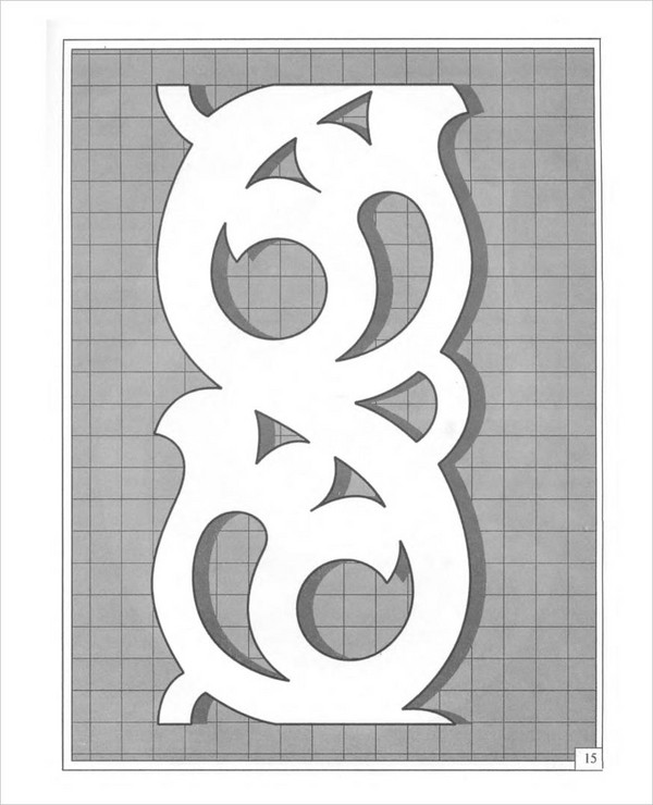 Snijden draad (opengewerkte) en stencils