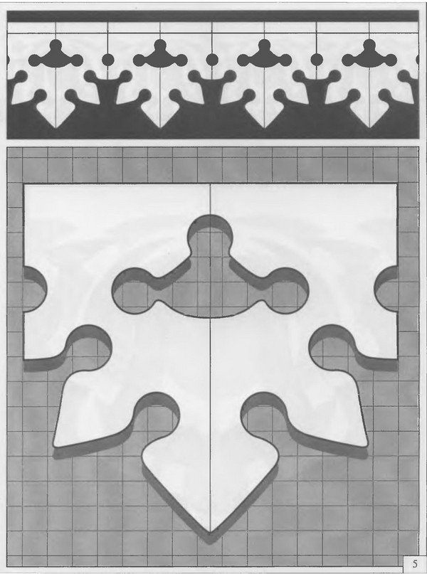 Snijden draad (opengewerkte) en stencils