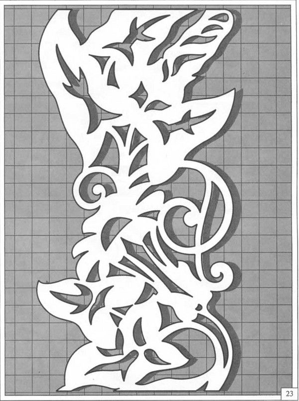 Snijden draad (opengewerkte) en stencils