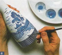 Keramische schilderkunst: set voor sushi Keramische schilderkunst: set voor sushi