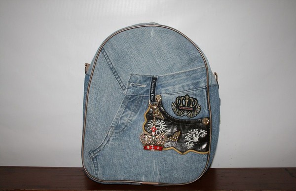 We naaien een denim rugzak met onze eigen handen - foto's en patronen