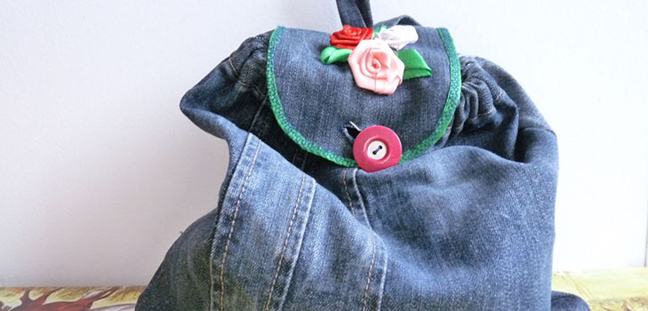 We naaien een denim rugzak met onze eigen handen - foto's en patronen
