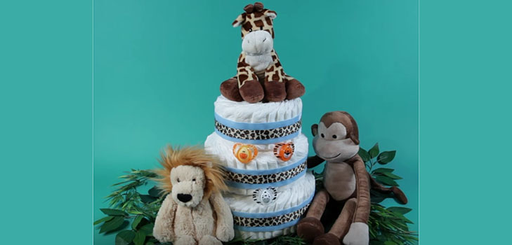 Zelf een cake maken van luiers