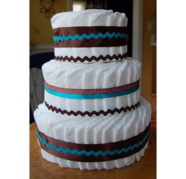 Zelf een cake maken van luiers