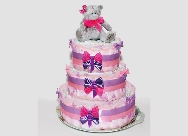 Zelf een cake maken van luiers