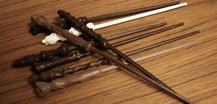De toverstaf van Harry Potter eigen handen
