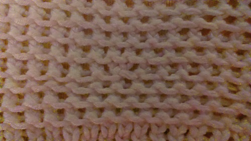Opengewerkte zomerblouse "Romance of summer" met breinaalden