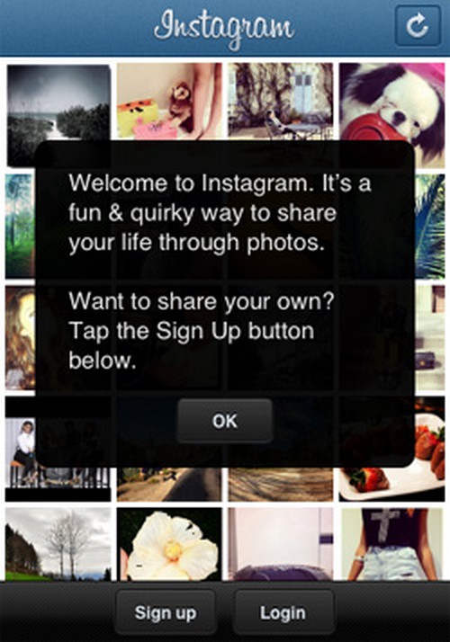 Instructies voor registratie op Instagram