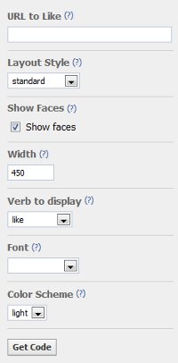 Hoe voeg ik een knop toe? Ik hou van Facebook?