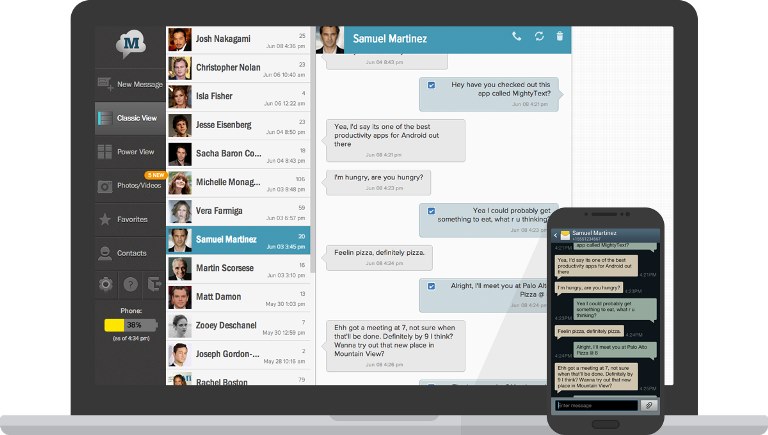 overdracht van sms naar de computer