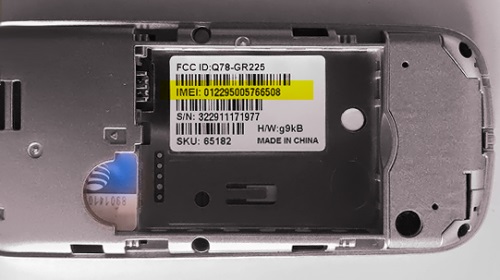 IMEI vinden