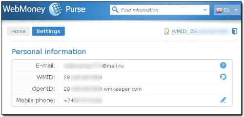 Hoe Webmoney aan te vullen