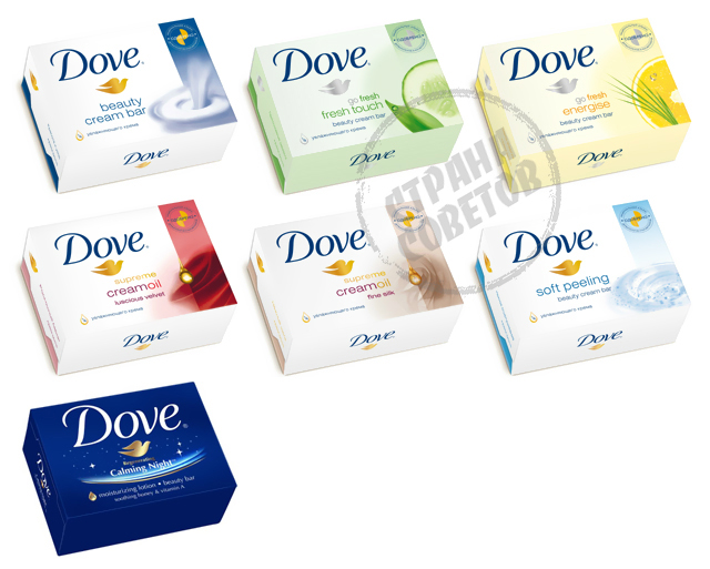 Dove crème zeep