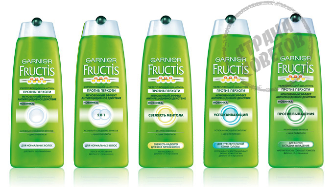 Garnier Fructis tegen Roos Shampoo