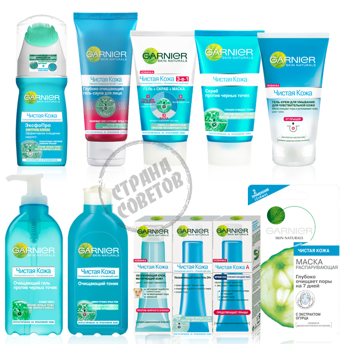 Garnier Skin Naturals Clean Skin Gel-sauna, scrub, gel, tonic, crème, masker, remedie, verzorging, expropro