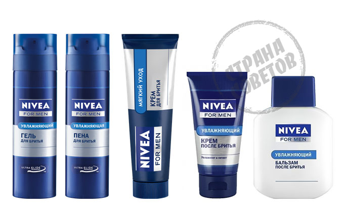 Nivea For Men Vochtinbrengende gel, schuim, balsem, crème, verzorging