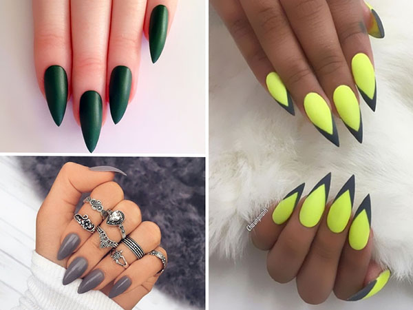 Disco returns: stiletto nagels - trend 2016-2017
