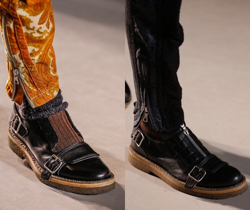 Foto's van modieuze herenschoenen voor het seizoen van de winter van 2014