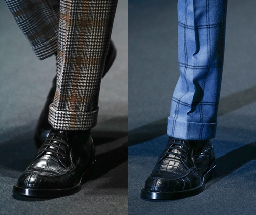 Foto's van modieuze herenschoenen voor het seizoen van de winter van 2014