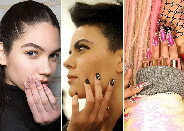 Glitter en Swarovski-stenen als trend van de wintermanicure 2016-2017