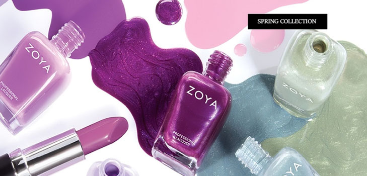 Perfecte pastel manicure met vernis Zoya Charming 2017