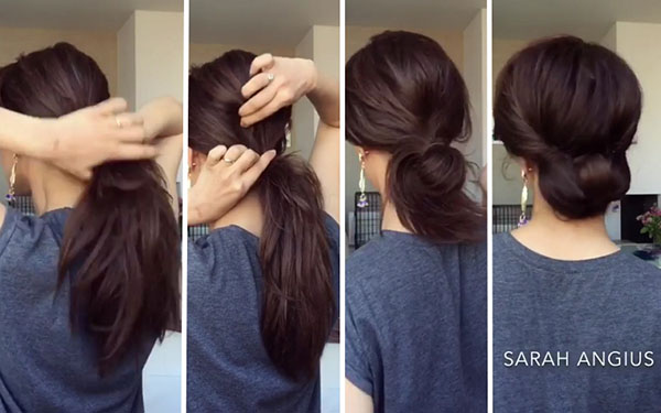 Elegante bundel in vijf minuten: instructies van de stylist