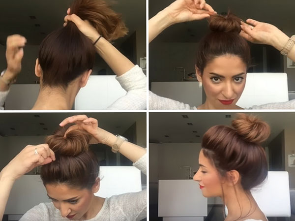 Elegante bundel in vijf minuten: instructies van de stylist