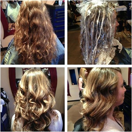 California hair styling: voor en na foto thuis