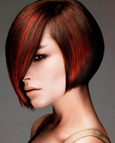 Kleuren op donker haar