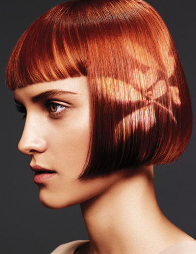 Kleuren op donker haar