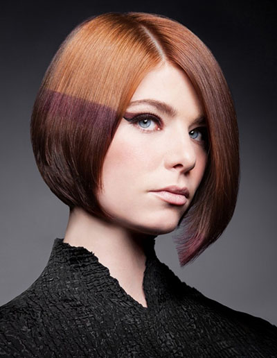 Kleuren op donker haar