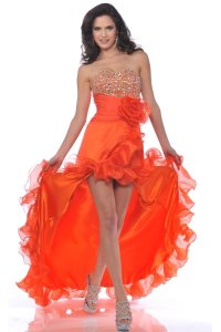 Korte jurken op prom 2012