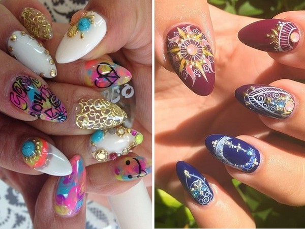 Zomerliefde: hippie-manicure - de huidige trend-2016