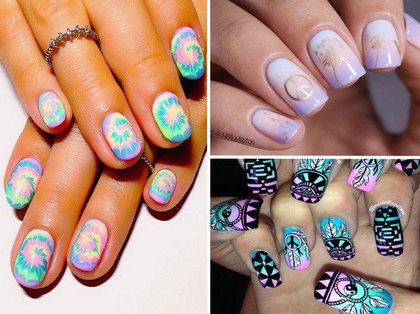 Zomerliefde: hippie-manicure - de huidige trend-2016