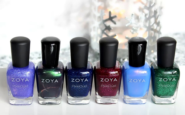 De beste nieuwjaars nail art met vernis Zoya Enchanted