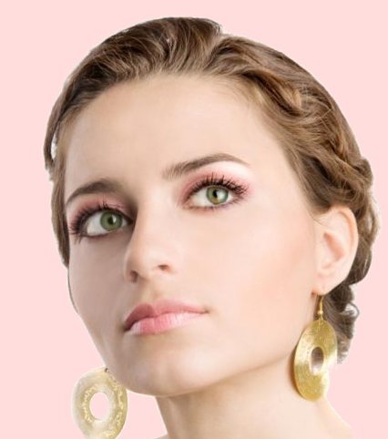Oogmake-up op het bal