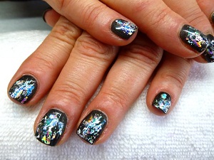 Manicure met folie