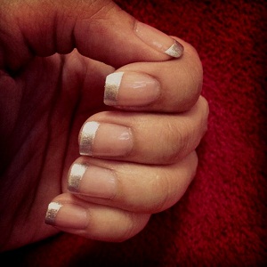 Manicure met folie, een Hollywood-nageldesign maken (foto)