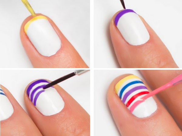 Manicure in vijf minuten: drie eenvoudige nagelontwerpen