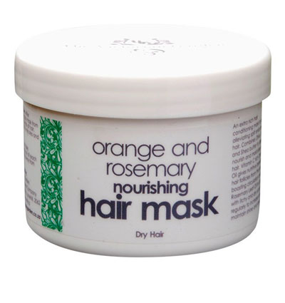 Masker voor gespleten haarpunten met rozemarijn