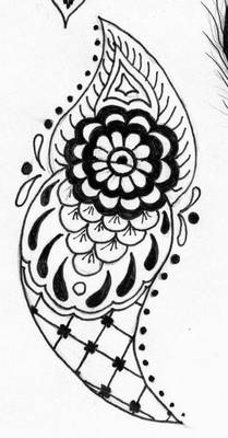 Mehendi thuis