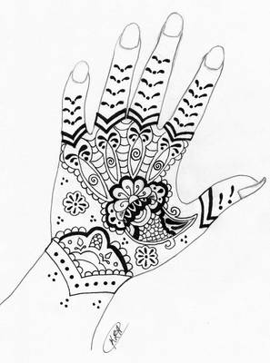 Mehendi thuis