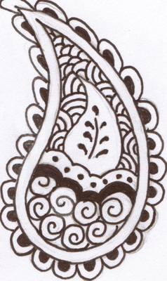 Mehendi thuis
