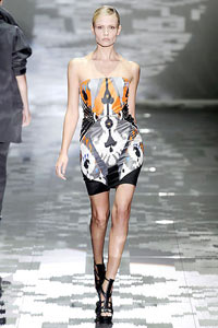 Jurk met multi-color print Jurk met multi-color print