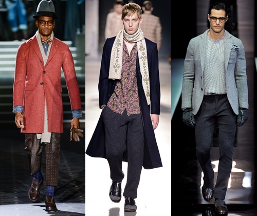Modieuze herenkleding in de winter van 2014: foto's van modetrends in herenkleding